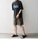 【SHIPS any別注】ONEITA:〈洗濯機可能〉ピグメント ダイ リラックス プリント Tシャツ◆