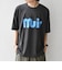 【SHIPS any別注】ONEITA:〈洗濯機可能〉ピグメント ダイ リラックス プリント Tシャツ◆