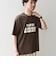 【SHIPS any別注】ONEITA:〈洗濯機可能〉ピグメント ダイ リラックス プリント Tシャツ◆