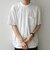 SHIPS any:〈接触冷感/UVカット〉ソフト スムース リラックス ポケット Tシャツ◆