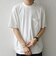 SHIPS any:〈接触冷感/UVカット〉ソフト スムース リラックス ポケット Tシャツ◆