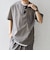 SHIPS any:〈接触冷感/UVカット〉VEILICE リラックス ポケット Tシャツ(セットアップ対応)◆