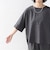 《予約》〈接触冷感/吸水速乾/防シワ/手洗い可能〉ツイル TEE ブラウス