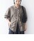 《予約》【WEB限定】〈手洗い可能〉チェック フリル ロングスリーブ シャツ（ベージュ）