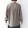 【WEB限定】〈手洗い可能〉チェック フリル ロングスリーブ シャツ（ベージュ）