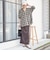 《予約》〈手洗い可能〉シアー チェック オーバー サイズ シャツ