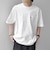 【WEB限定】SHIPS any: リラックス ナイロンポケット クルーネック Tシャツ◆