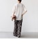 【WEB限定】〈手洗い可能〉ウェーブ クレープ ショート スリーブ カットソー