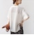 【WEB限定】〈手洗い可能〉ウェーブ クレープ ショート スリーブ カットソー