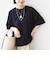 【WEB限定】〈手洗い可能〉ウェーブ クレープ ショート スリーブ カットソー