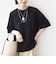 【WEB限定】〈手洗い可能〉ウェーブ クレープ ショート スリーブ カットソー