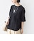 【WEB限定】〈手洗い可能〉ウェーブ クレープ ショート スリーブ カットソー