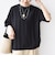 【WEB限定】〈手洗い可能〉ウェーブ クレープ ショート スリーブ カットソー