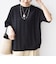 【WEB限定】〈手洗い可能〉ウェーブ クレープ ショート スリーブ カットソー