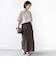 【WEB限定】〈手洗い可能〉ウェーブ クレープ ショート スリーブ カットソー