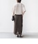 【WEB限定】〈手洗い可能〉ウェーブ クレープ ショート スリーブ カットソー