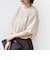 【WEB限定】〈手洗い可能〉ウェーブ クレープ ショート スリーブ カットソー