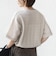 【WEB限定】〈手洗い可能〉ウェーブ クレープ ショート スリーブ カットソー