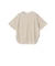 【WEB限定】〈手洗い可能〉ウェーブ クレープ ショート スリーブ カットソー