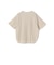 【WEB限定】〈手洗い可能〉ウェーブ クレープ ショート スリーブ カットソー