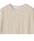 【WEB限定】〈手洗い可能〉ウェーブ クレープ ショート スリーブ カットソー