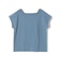 SHIPS Primary Navy Label: コットン スクエア ネック プルオーバー