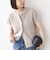 《予約》SHIPS Colors:〈手洗い可能〉フェザー クルーネック 2WAY ニット◆