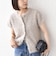 《予約》SHIPS Colors:〈手洗い可能〉フェザー クルーネック 2WAY ニット◆