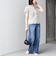 《予約》SHIPS Colors:〈手洗い可能〉フェザー クルーネック 2WAY ニット◆