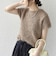 《予約》SHIPS Colors:〈手洗い可能〉フェザー クルーネック 2WAY ニット◆