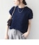 《予約》SHIPS Colors:〈手洗い可能〉フェザー クルーネック 2WAY ニット◆