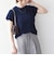 《予約》SHIPS Colors:〈手洗い可能〉フェザー クルーネック 2WAY ニット◆