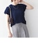 《予約》SHIPS Colors:〈手洗い可能〉フェザー クルーネック 2WAY ニット◆