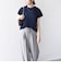《予約》SHIPS Colors:〈手洗い可能〉フェザー クルーネック 2WAY ニット◆