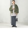 《予約》【SHIPS別注】ARMY TWILL: リバーシブル フリース ブルゾン