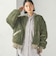 《予約》【SHIPS別注】ARMY TWILL: リバーシブル フリース ブルゾン