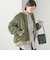 《予約》【SHIPS別注】ARMY TWILL: リバーシブル フリース ブルゾン