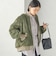 《予約》【SHIPS別注】ARMY TWILL: リバーシブル フリース ブルゾン