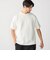 SHIPS: ハウンドトゥース 膨れ ジャカード ショートスリーブ Tシャツ