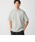 SHIPS: ハウンドトゥース 膨れ ジャカード ショートスリーブ Tシャツ