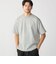 SHIPS: ハウンドトゥース 膨れ ジャカード ショートスリーブ Tシャツ