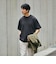 SHIPS: ハウンドトゥース 膨れ ジャカード ショートスリーブ Tシャツ