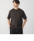 SHIPS: ハウンドトゥース 膨れ ジャカード ショートスリーブ Tシャツ