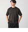 SHIPS: ハウンドトゥース 膨れ ジャカード ショートスリーブ Tシャツ