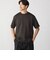 SHIPS: ハウンドトゥース 膨れ ジャカード ショートスリーブ Tシャツ