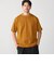 SHIPS: ハウンドトゥース 膨れ ジャカード ショートスリーブ Tシャツ