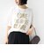 《予約》【SHIPS別注】81BRANCA: 5分袖 ロゴ・フォト TEE