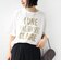 《予約》【SHIPS別注】81BRANCA: 5分袖 ロゴ・フォト TEE
