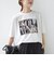 《予約》【SHIPS別注】81BRANCA: 5分袖 ロゴ・フォト TEE