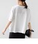 《予約》【SHIPS別注】81BRANCA: 5分袖 ロゴ・フォト TEE
